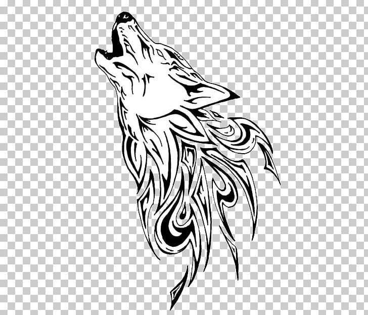 Tattoo Gray Wolf Flash Stencil Pattern PNG, Clipart, Art, Artwork, Beak, Bird, Black Free PNG Download