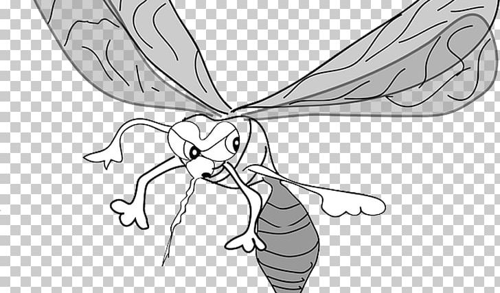 Bloodsucking Mosquitoes Insect PNG, Clipart, Arm, Artwork, Black And White, Cartoon, Fictional Character Free PNG Download