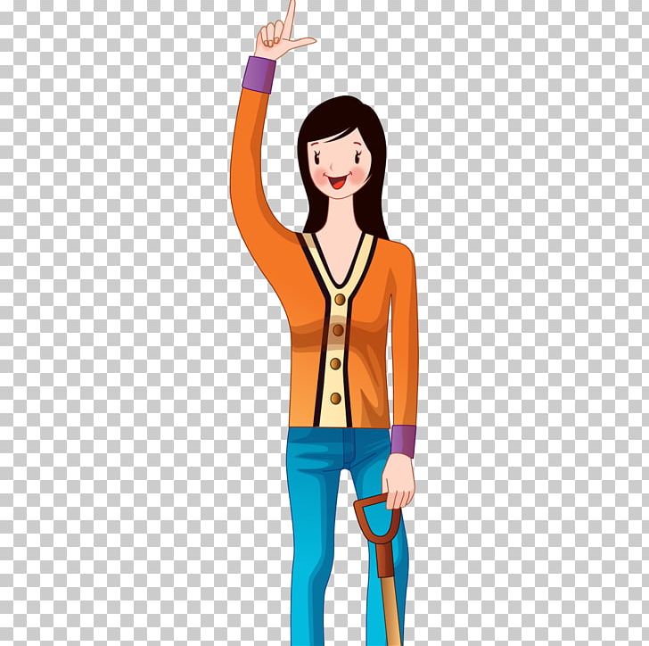 Girl Illustration PNG, Clipart, Arm, Baby Girl, Cartoon, Crop, Euclidean Vector Free PNG Download