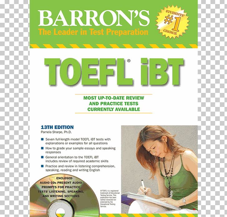 Test Of English As A Foreign Language (TOEFL) Barron's TOEFL IBT Superpack TOEFL Strategies And Tips With MP3 CDs PNG, Clipart,  Free PNG Download