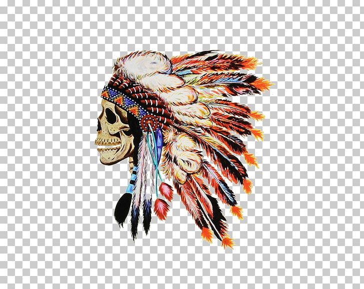 Native Americans In The United States Skull Drawing Bone PNG, Clipart, Americans, Art, Bone, Costume Design, Drawing Free PNG Download