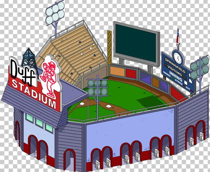 The Simpsons: Tapped Out Stadium Duffman Duff Beer PNG, Clipart, Beer, Brand, Brasserie, Brewery, Building Free PNG Download