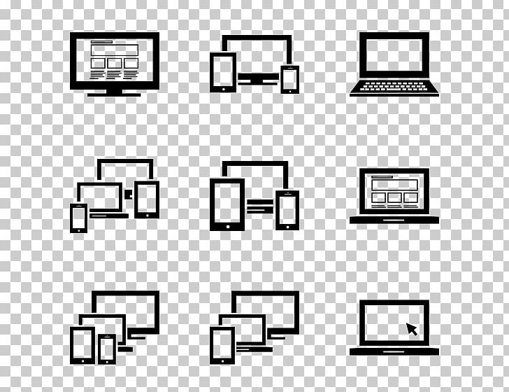 Laptop Dell Computer Icons Computer Monitors PNG, Clipart, Angle, Area, Black And White, Brand, Computer Icons Free PNG Download