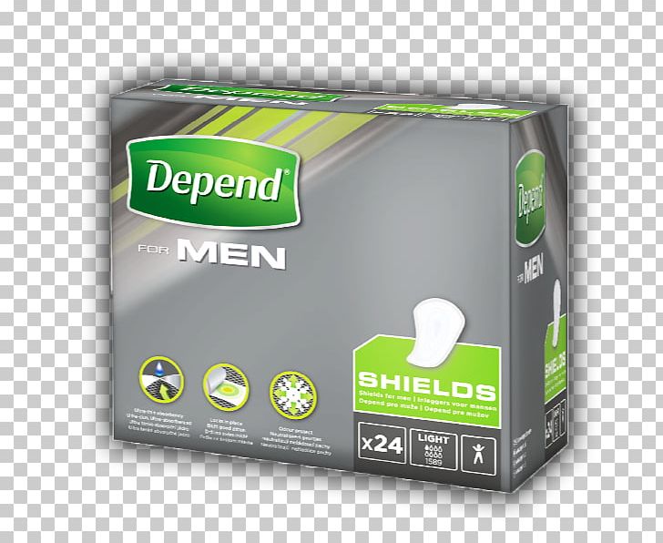 Brand Depend Urinary Incontinence PNG, Clipart, Aan, Brand, Depend, For Men, Green Free PNG Download