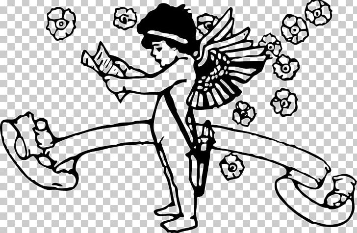 Cupid PNG, Clipart, Arm, Art, Artwork, Black, Black And White Free PNG Download