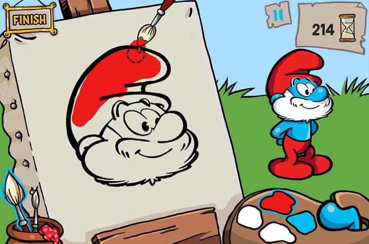 Papa Smurf Gargamel Smurfs' Village The Smurflings The Smurfs PNG, Clipart, Android, Area, Art, Cartoon, Cartoon Farming Free PNG Download