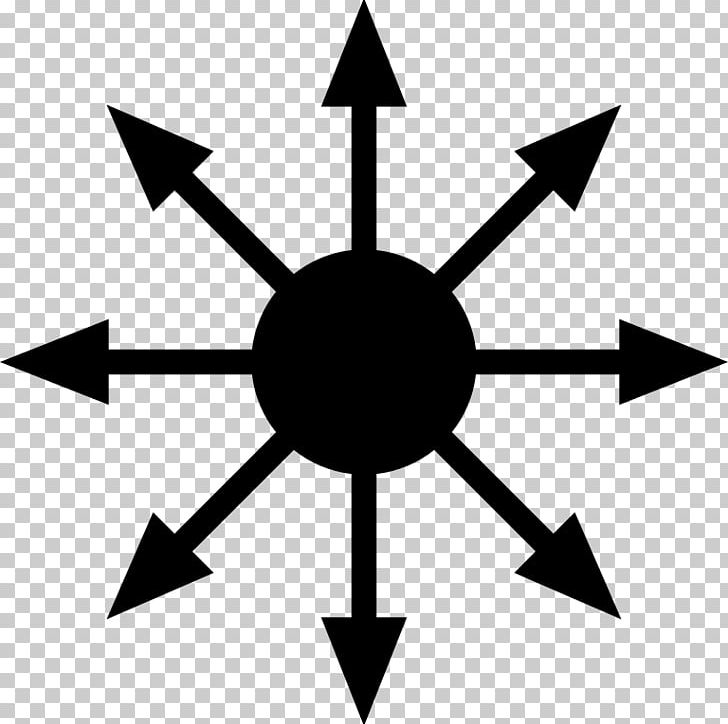 Chaos Magic Symbol Of Chaos Occult PNG, Clipart, Angle, Artwork, Black And White, Black Magic, Caos Free PNG Download
