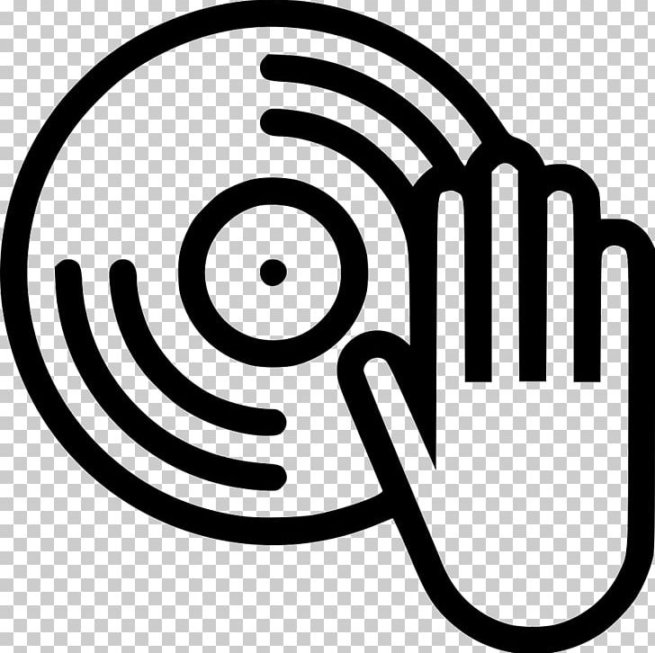 Disc Jockey Computer Icons PNG, Clipart, Area, Black And White, Brand, Circle, Computer Icons Free PNG Download