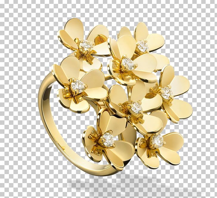 Earring Van Cleef & Arpels Jewellery Gold PNG, Clipart, Body Jewelry, Brilliant, Brooch, Clothing Accessories, Colored Gold Free PNG Download