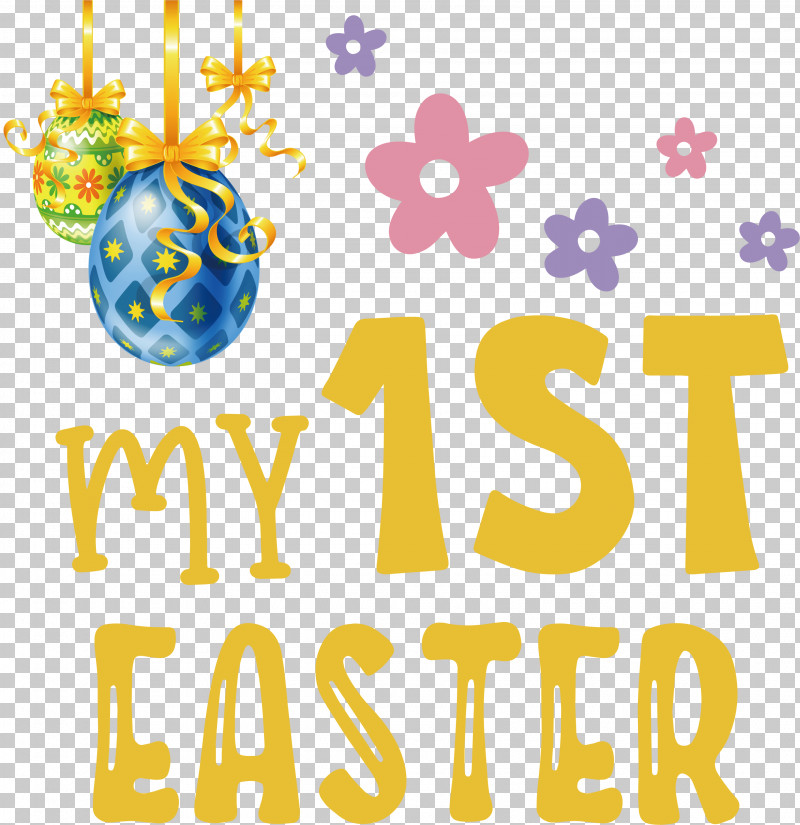 Happy Easter Day My 1st Easter PNG, Clipart, Behavior, Happiness, Happy Easter Day, Line, Logo Free PNG Download