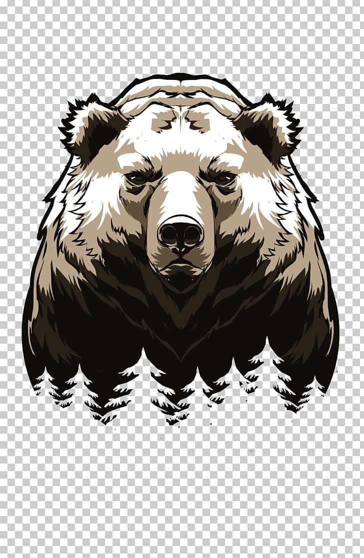 brown bear brown bear clipart black and white