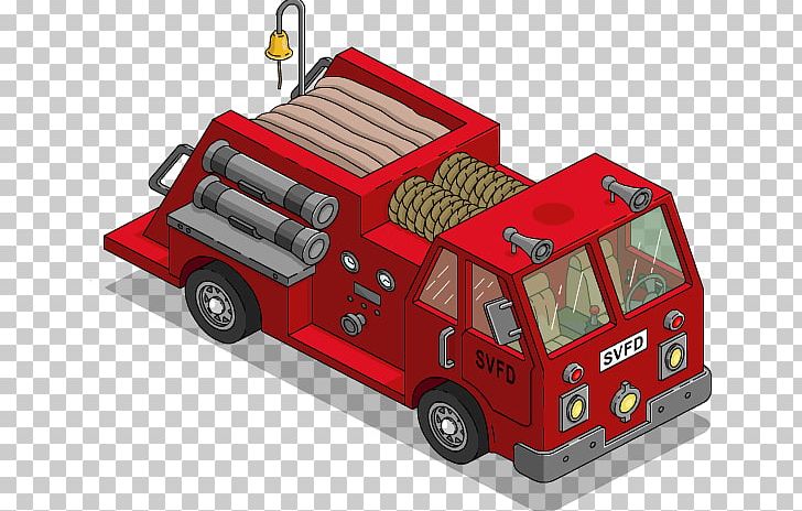 Fire Engine The Simpsons: Tapped Out The Fire Truck Car Fire Department PNG, Clipart, Automotive Design, Automotive Exterior, Car, Compact Car, Crook Free PNG Download