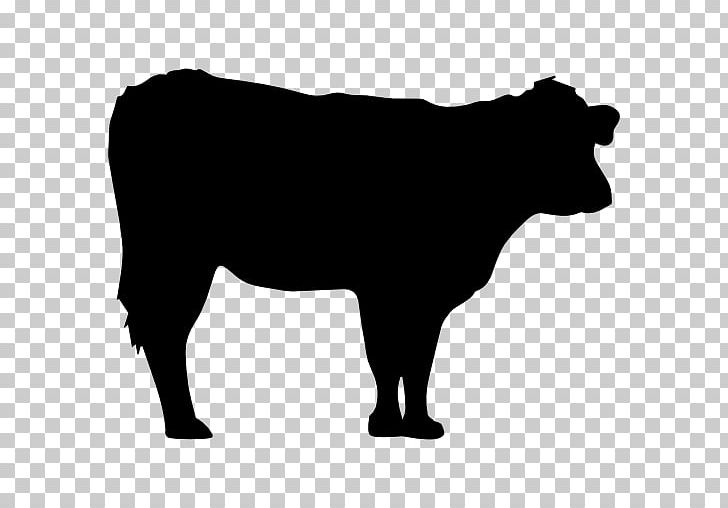 Hereford Cattle Santa Gertrudis Cattle Silhouette PNG, Clipart, Animals, Black, Black And White, Bull, Cattle Free PNG Download