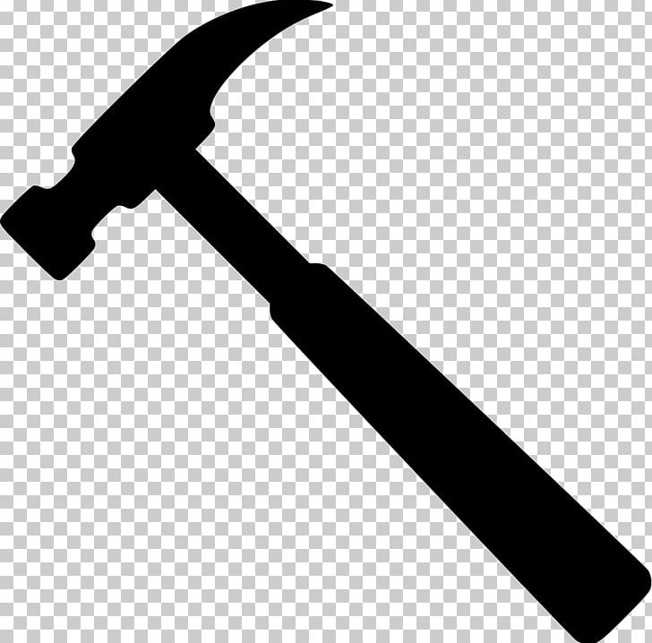 Pickaxe Hammer Tool Computer Icons PNG, Clipart, Angle, Axe, Black And White, Cdr, Cold Weapon Free PNG Download