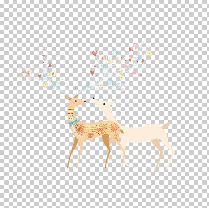 Reindeer Sika Deer PNG, Clipart, Animal, Animals, Antler, Cartoon, Color Free PNG Download