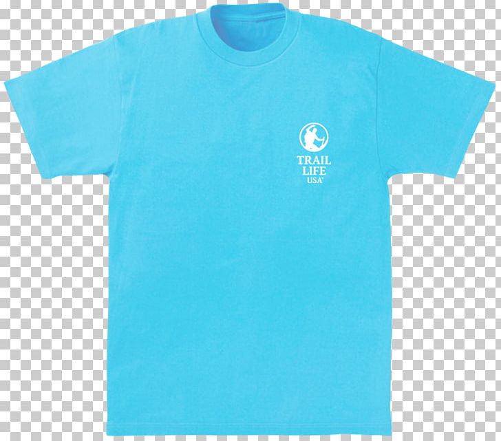 T-shirt Collar Sleeve PNG, Clipart, Active Shirt, Aqua, Azure, Blue, Brand Free PNG Download