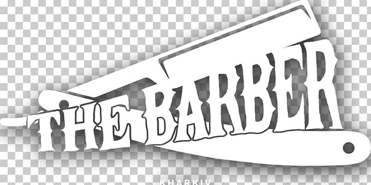 TheBarber Logo Hairdresser Brand PNG, Clipart, Angle, Area, Barber, Barber Knife, Black And White Free PNG Download