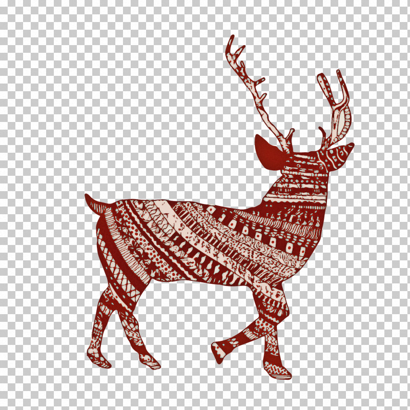 Reindeer PNG, Clipart, Antler, Deer, Drawing, Elk, Horn Free PNG Download