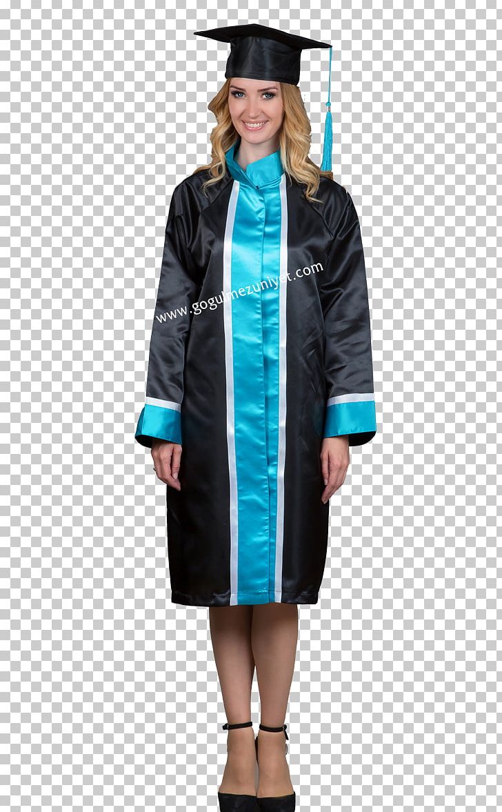 Robe Graduation Ceremony Academician Doctor Of Philosophy Turquoise PNG, Clipart, Academic Dress, Academician, Costume, Doctor Of Philosophy, Electric Blue Free PNG Download