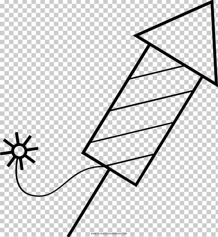 Drawing Line Art Coloring Book Firecracker Rocket PNG, Clipart, Angle, Area, Biscuit, Black, Black And White Free PNG Download