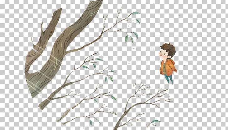 Painting Illustration PNG, Clipart, Boy Vector, Branch, Cartoon, Cover, Creative Design Free PNG Download