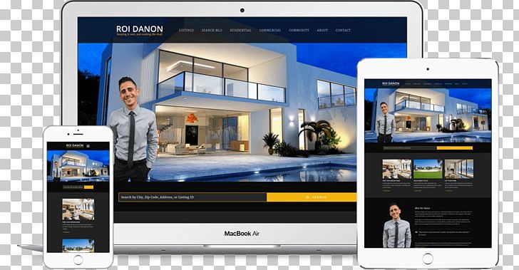 Web Project Smartphone Real Estate Web Design Multimedia PNG, Clipart, Advertising, Communication Device, Computer Monitor, Computer Monitors, Computer Software Free PNG Download