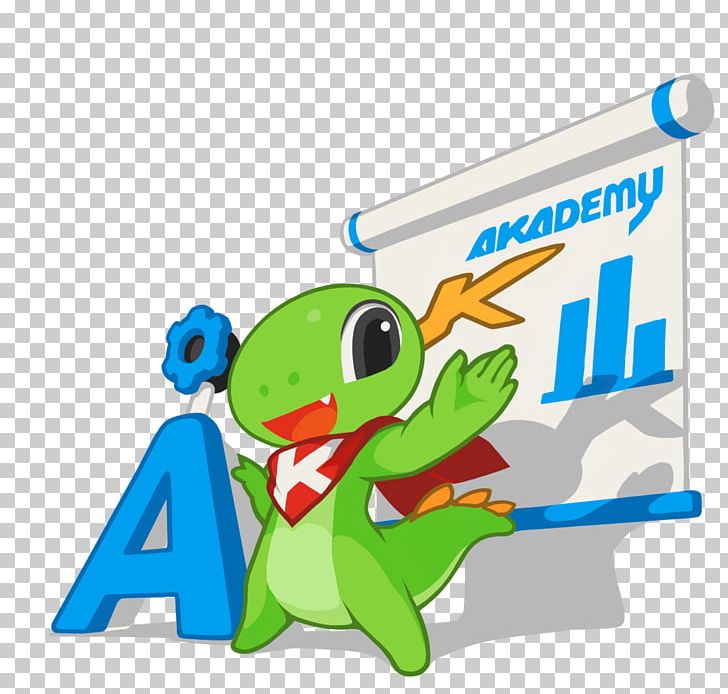 Akademy Konqi KDE Computer Software Krita PNG, Clipart, Amphibian, Area, Artwork, Cartoon, Computer Software Free PNG Download