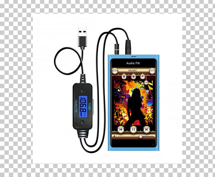 FM Transmitter Mobile Phones Frequency Modulation Electronics PNG, Clipart, Adapter, Audio, Bluetooth, Cable, Cellular Network Free PNG Download