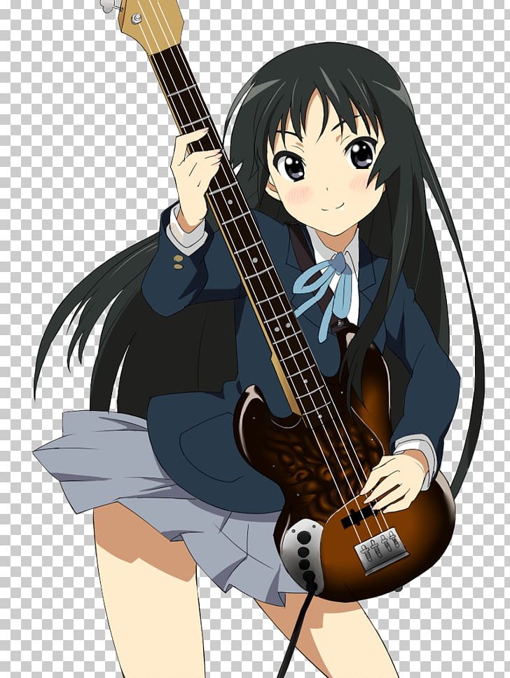 Mio Akiyama Azusa Nakano Ritsu Tainaka Yui Hirasawa Tsumugi Kotobuki PNG, Clipart, Akiyama Mio, Anime, Azusa Nakano, Bass, Bass Guitar Free PNG Download