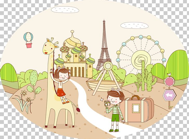 Drawing Travel Painting PNG, Clipart, Art, Child, Drawing, Giraffidae, Graphic Design Free PNG Download