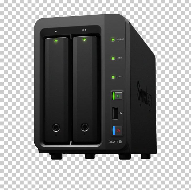 Network Storage Systems Synology Inc. Hard Drives Synology DiskStation DS716+II Synology DiskStation DS214+ PNG, Clipart, 2 X, Bay, Computer Case, Computer Component, Computer Data Storage Free PNG Download