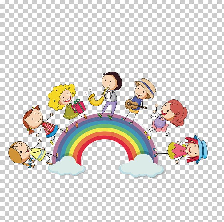 Rainbow Child Illustration PNG, Clipart, Area, Art, Ballo, Boy, Cartoon Free PNG Download