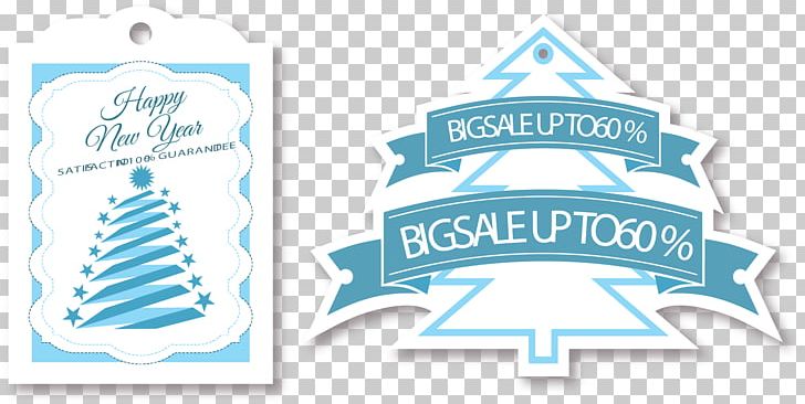 Hand-painted Christmas Tree Tags PNG, Clipart, Blue, Brand, Cartoon, Christmas, Christmas Frame Free PNG Download