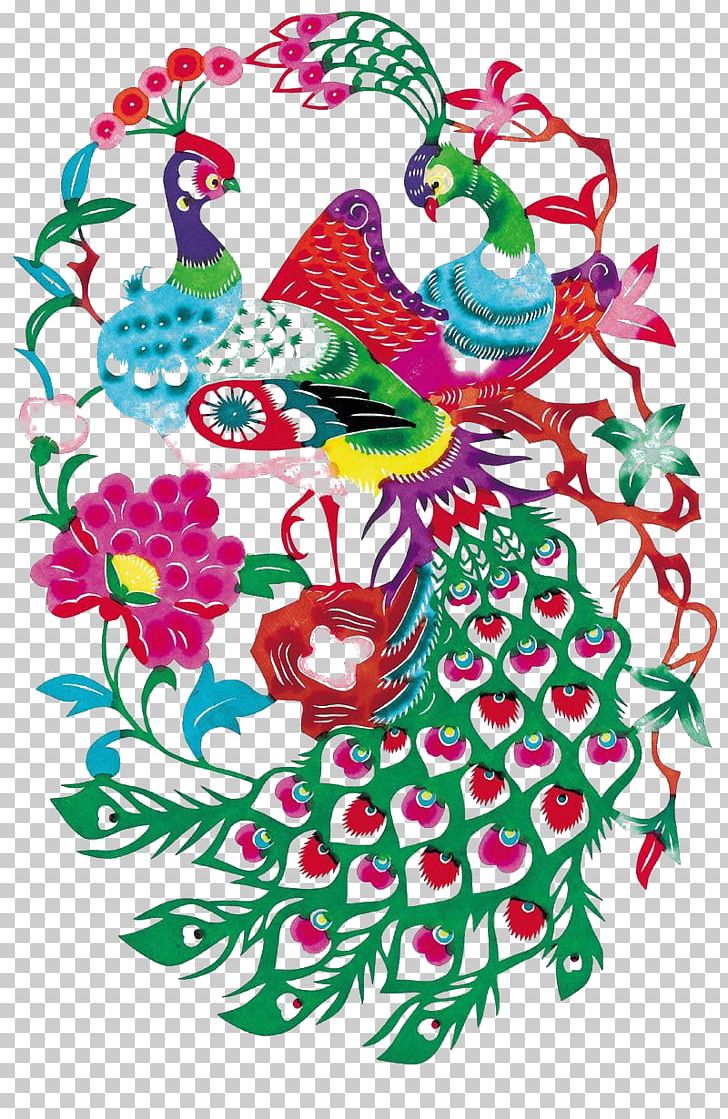 China Chinese Paper Cutting Papercutting Chinese Folk Art PNG, Clipart, Animals, Branch, Chinese, Chinese Style, Color Free PNG Download