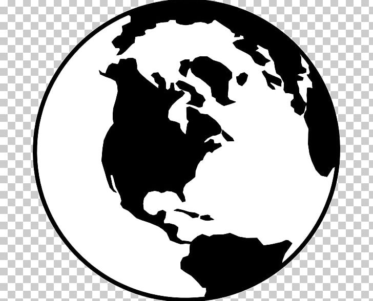 Earth Globe Black And White PNG, Clipart, Artwork, Black, Black And White, Circle, Cli Free PNG Download