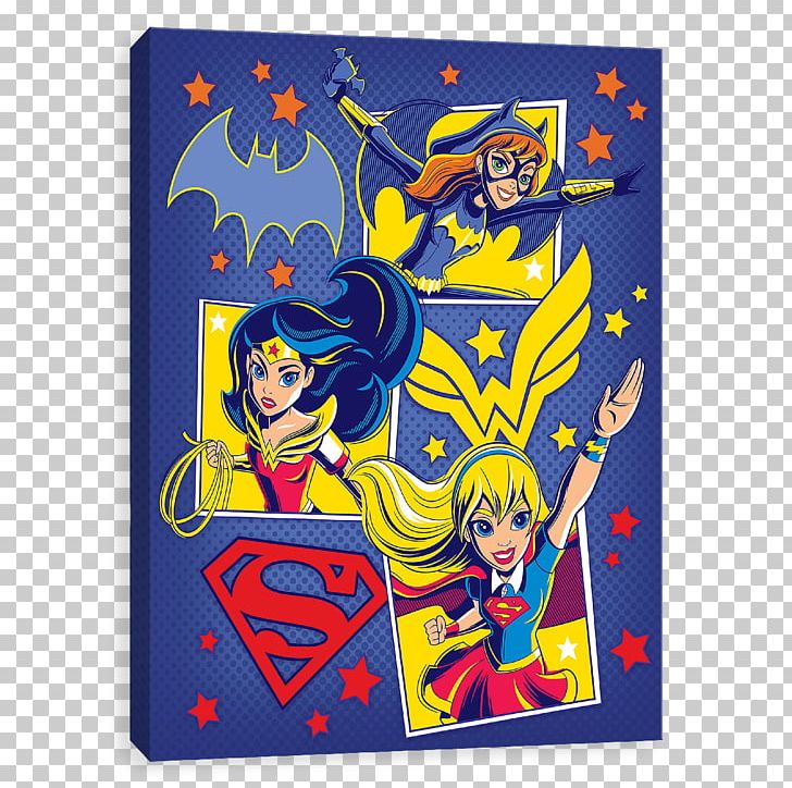 Wonder Woman Batgirl Supergirl Canvas DC Comics PNG, Clipart, Area, Art, Batgirl, Canvas, Canvas Print Free PNG Download