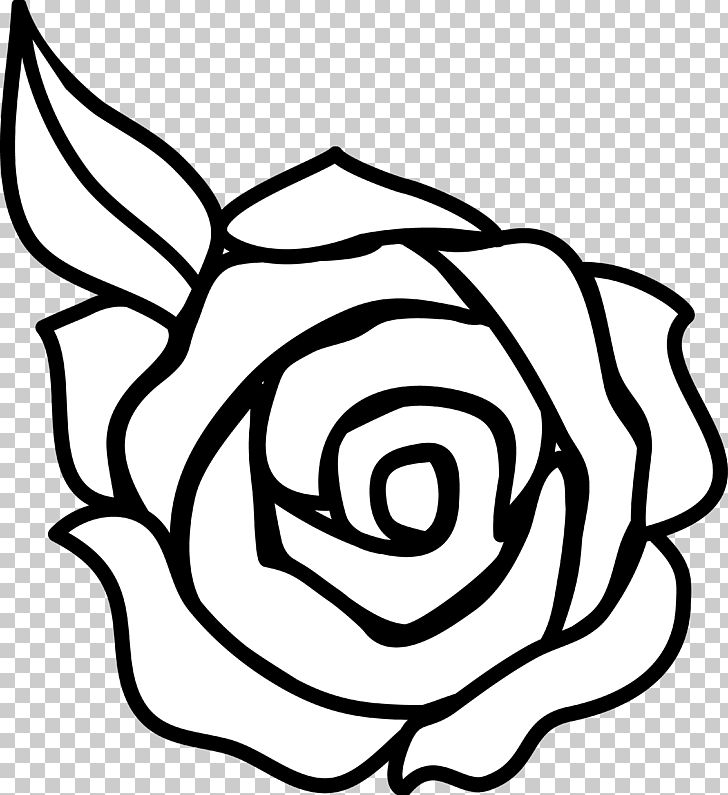 Rose Outline Drawing PNG, Clipart, Artwork, Black, Black And White, Branch, Circle Free PNG Download