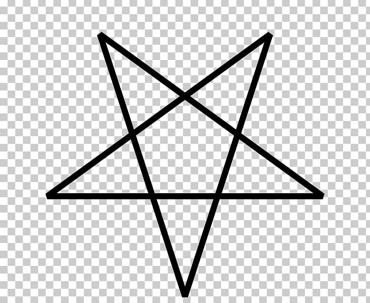 Pentagram Pentacle Satanism Symbol PNG, Clipart, Angle, Area, Black, Black And White, Circle Free PNG Download