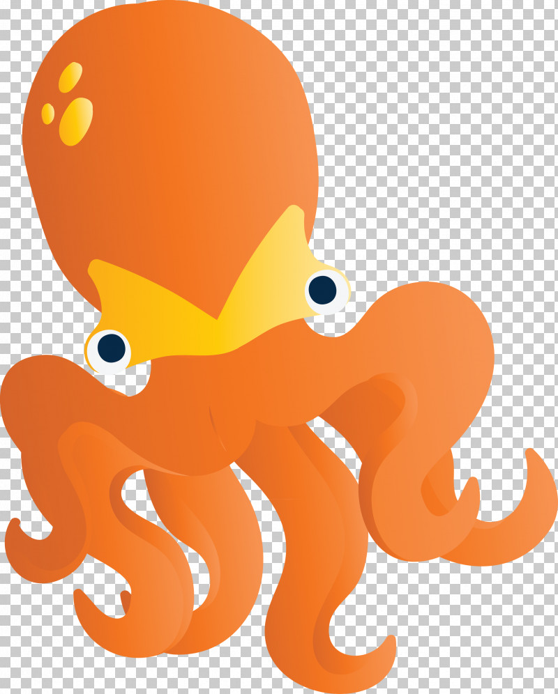Orange PNG, Clipart, Animal Figure, Cartoon, Giant Pacific Octopus, Octopus, Orange Free PNG Download