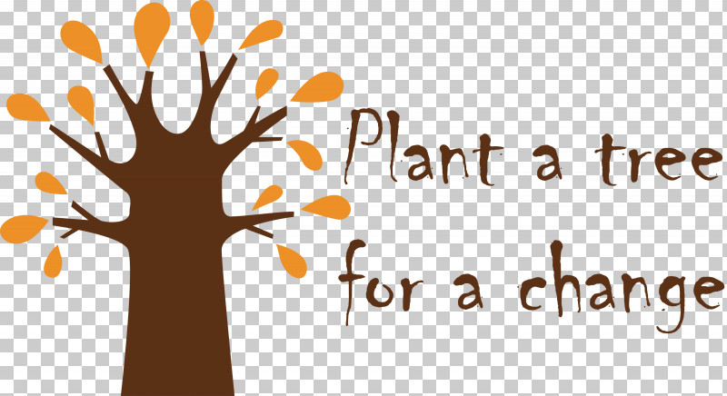 Plant A Tree For A Change Arbor Day PNG, Clipart, Arbor Day, Behavior, Blue, Happiness, Hm Free PNG Download