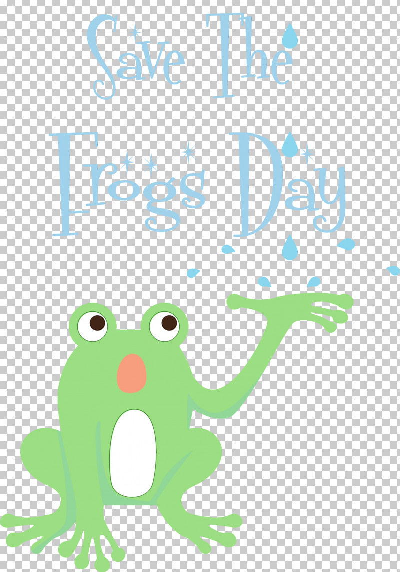 Frogs Cartoon Tree Frog Logo Meter PNG, Clipart, Cartoon, Frogs, Green, Line, Logo Free PNG Download