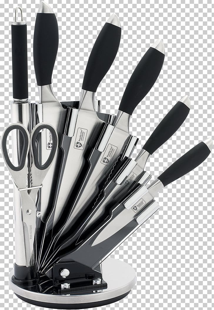 Chef's Knife Stainless Steel Cookware Kitchen Knives PNG, Clipart, Black And White, Blade, Bread Knife, Ceramic, Ceramic Knife Free PNG Download