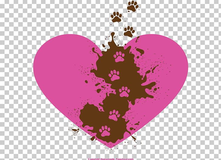 Paw Heart Tiger PNG, Clipart, Cat, Clip Art, Document, Dog, Flower Free PNG Download