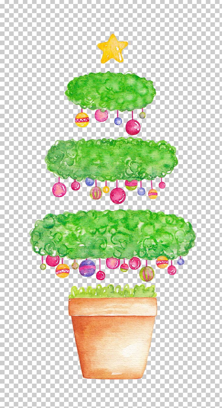 Watercolor Painting Tree Illustration PNG, Clipart, Adobe Illustrator, Art, Ball, Cartoon, Christmas Free PNG Download