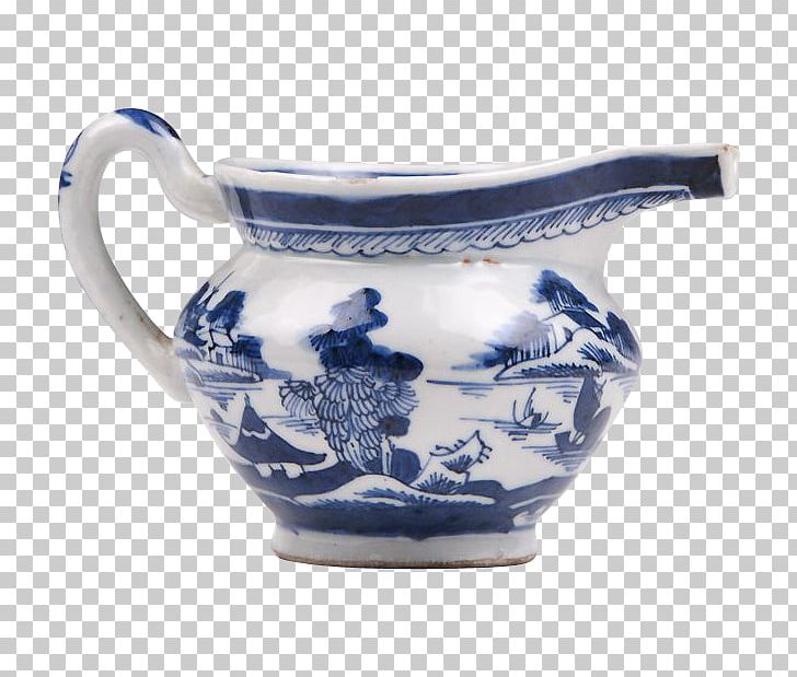 Jug Blue And White Pottery Ceramic Pitcher PNG, Clipart, Blue, Blue And White Porcelain, Blue And White Pottery, Canton, Ceramic Free PNG Download