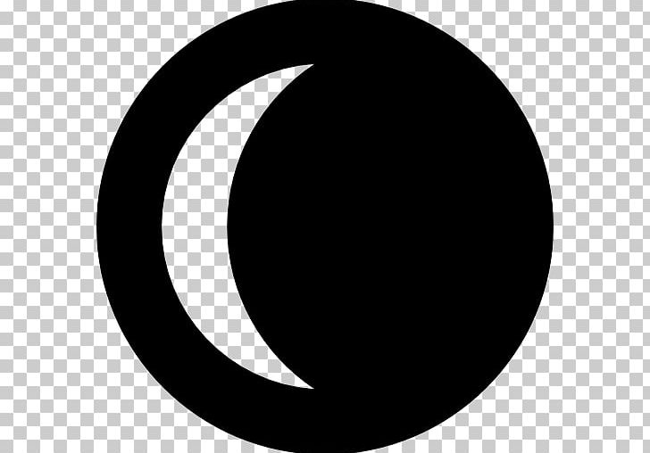 Crescent Lunar Phase Moon Computer Icons PNG, Clipart, Black, Black And White, Circle, Computer Icons, Computer Wallpaper Free PNG Download
