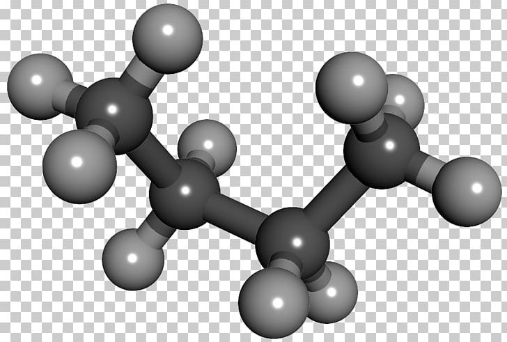 Butane Molecule Molecular Formula Gas Ball-and-stick Model PNG, Clipart, Aliphatic Compound, Alkane, Ballandstick Model, Black And White, Butane Free PNG Download