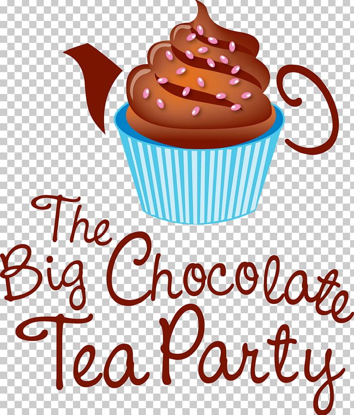 Cupcake Tea Party Chocolate PNG, Clipart, Artwork, Baking, Baking Cup, Cake, Chocoholic Free PNG Download