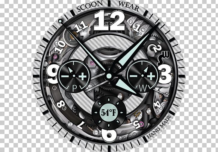 Rim Wheel Metal Clock Font PNG, Clipart, Android Wear, Brand, Clock, Face, Metal Free PNG Download