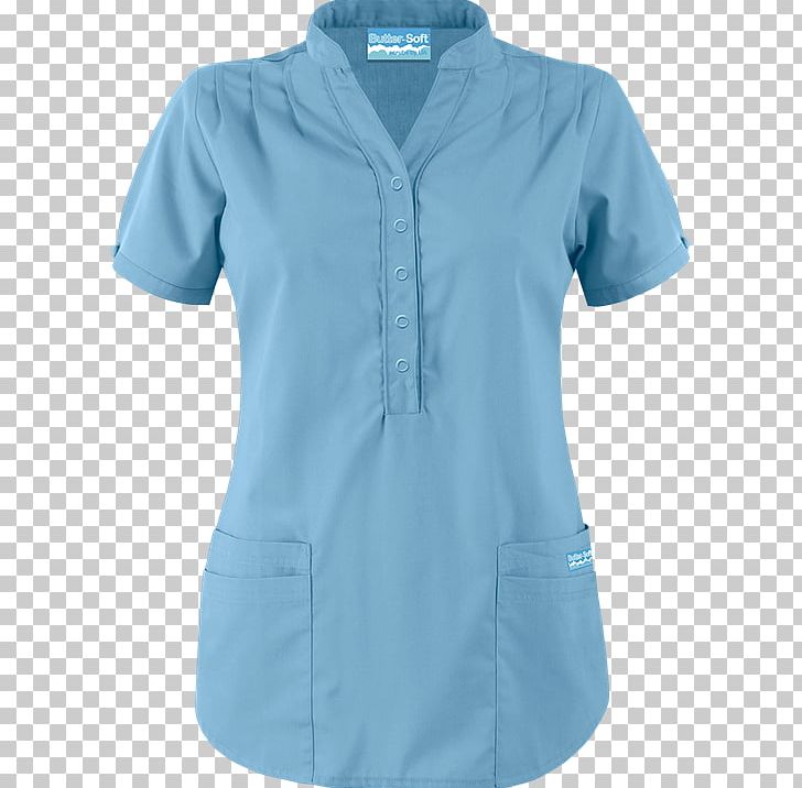 Blouse Scrubs Uniform Nursing Nurse PNG, Clipart, Active Shirt, Apron, Aqua, Azure, Blouse Free PNG Download